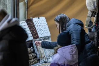 na zdjęciu osoby podczas Świąt na Starówce