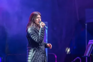 na zdjęciu osoby podczas Świąt na Starówce