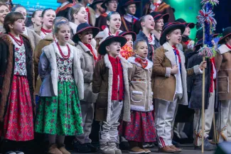 na zdjęciu osoby podczas Świąt na Starówce