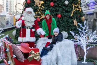 na zdjęciu osoby podczas Świąt na Starówce