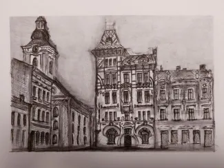 Na zdjęciu kamienica 