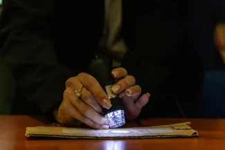 na zdjęciu osoby podczas otwarcia