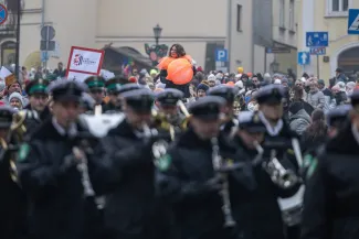 na zdjęciu osoby podczas otwarcia PSK