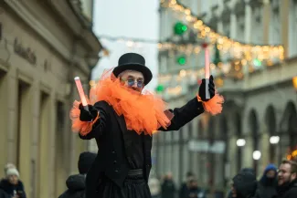 na zdjęciu osoby podczas otwarcia PSK