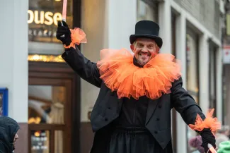 na zdjęciu osoby podczas otwarcia PSK