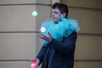 na zdjęciu osoby podczas otwarcia PSK