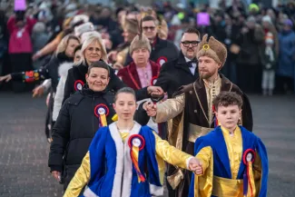 na zdjęciu osoby podczas otwarcia PSK