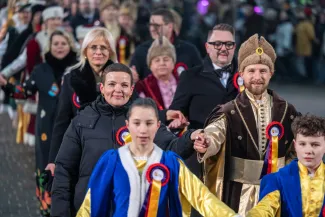 na zdjęciu osoby podczas otwarcia PSK