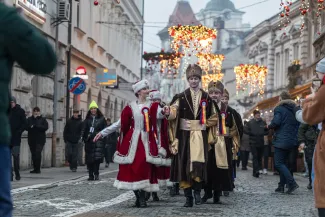 na zdjęciu osoby podczas otwarcia PSK