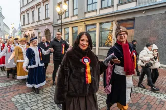 na zdjęciu osoby podczas otwarcia PSK