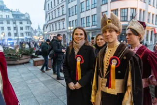 na zdjęciu osoby podczas otwarcia PSK