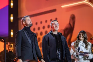 na zdjęciu osoby podczas otwarcia PSK