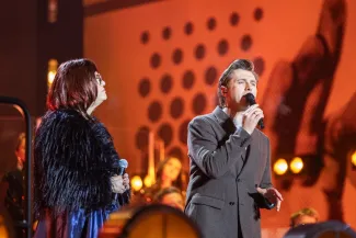 na zdjęciu osoby podczas otwarcia PSK