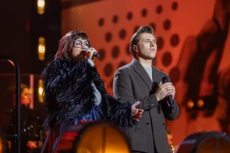 na zdjęciu osoby podczas otwarcia PSK