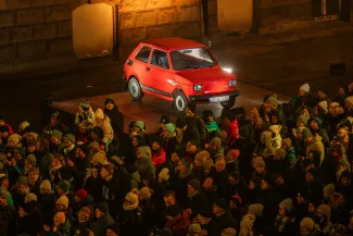 na zdjęciu osoby podczas otwarcia PSK