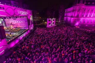 na zdjęciu osoby podczas otwarcia PSK