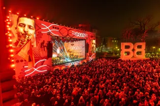 na zdjęciu osoby podczas otwarcia PSK