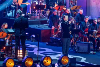 na zdjęciu osoby podczas otwarcia PSK