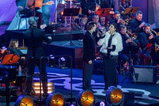 na zdjęciu osoby podczas otwarcia PSK