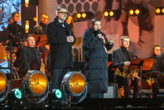 na zdjęciu osoby podczas otwarcia PSK