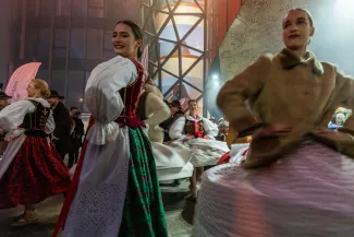 na zdjęciu osoby podczas otwarcia PSK