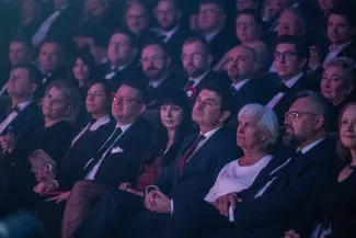 na zdjęciu osoby podczas otwarcia PSK