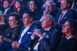 na zdjęciu osoby podczas otwarcia PSK