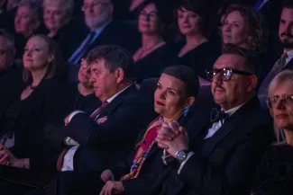 na zdjęciu osoby podczas otwarcia PSK