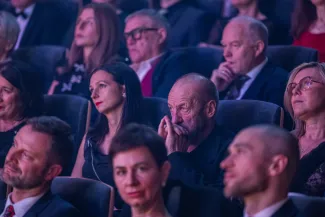 na zdjęciu osoby podczas otwarcia PSK