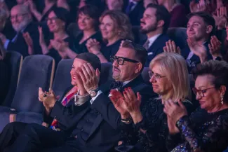 na zdjęciu osoby podczas otwarcia PSK