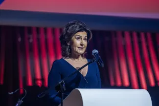 na zdjęciu osoby podczas otwarcia PSK