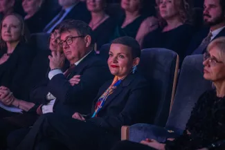 na zdjęciu osoby podczas otwarcia PSK