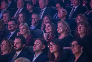 na zdjęciu osoby podczas otwarcia PSK