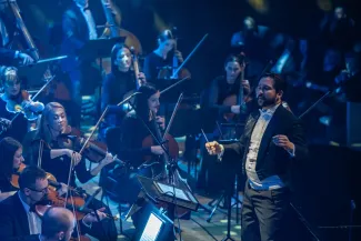 na zdjęciu osoby podczas otwarcia PSK