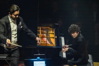 na zdjęciu osoby podczas otwarcia PSK