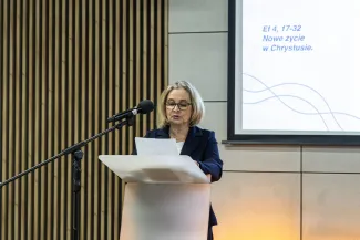 na zdjęciu osoby podczas maratonu