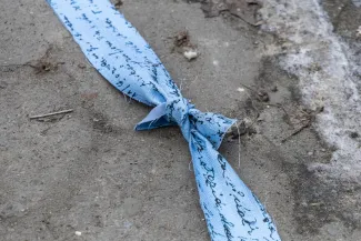 na zdjęciu aktorzy i widzowie podczas spektaklu