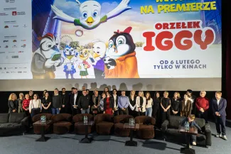 na zdjęciu osoby podczas premiery