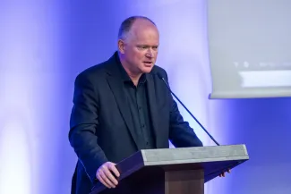 na zdjęciu osoby podczas kongresu