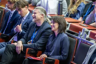 na zdjęciu osoby podczas kongresu
