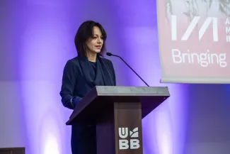 na zdjęciu osoby podczas kongresu