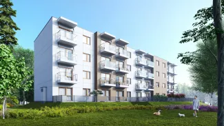 Wizualizacja inwestycji SIM przy ul. Stażystów