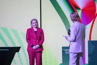 na zdjęciu uroczystość losowania