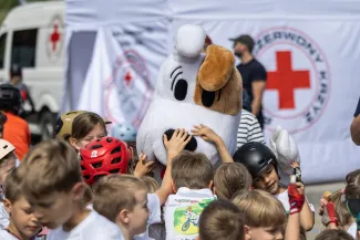 na zdjęciu osoby podczas zawodów