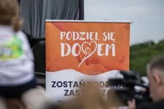 na zdjęciu osoby podczas zawodów