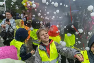 na zdjęciu osoby podczas festiwalu