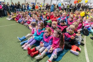 na zdjęciu osoby podczas festiwalu