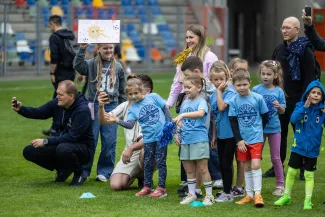 na zdjęciu osoby na podczas zawodów