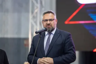 na zdjęciu uroczyste otwaricie 