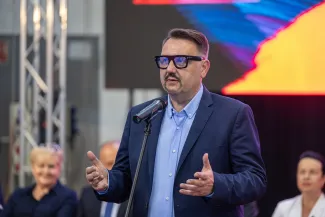 na zdjęciu uroczyste otwaricie 